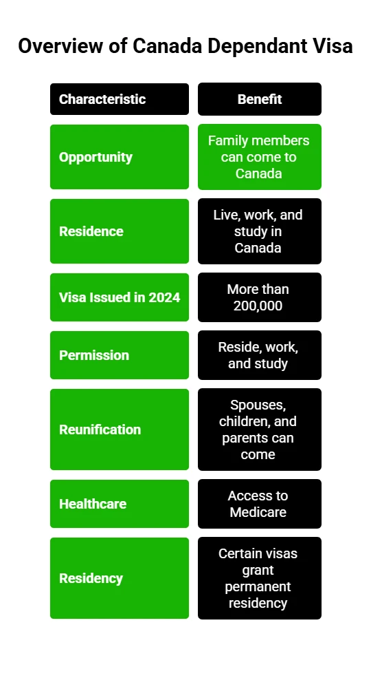 Why Apply for a Canada Dependant Visa