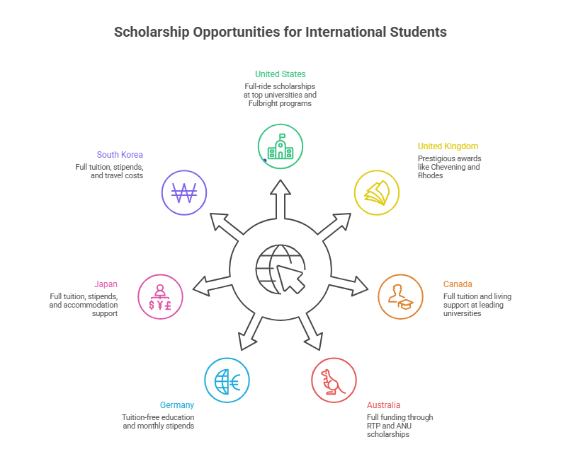 Which Country Provides 100% Scholarships for International Students