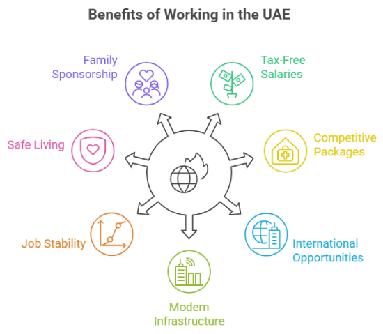 Benefits of working in the UAE for skilled professionals