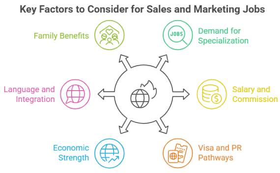 How to Choose the Right Country for Sales and Marketing Jobs Abroad