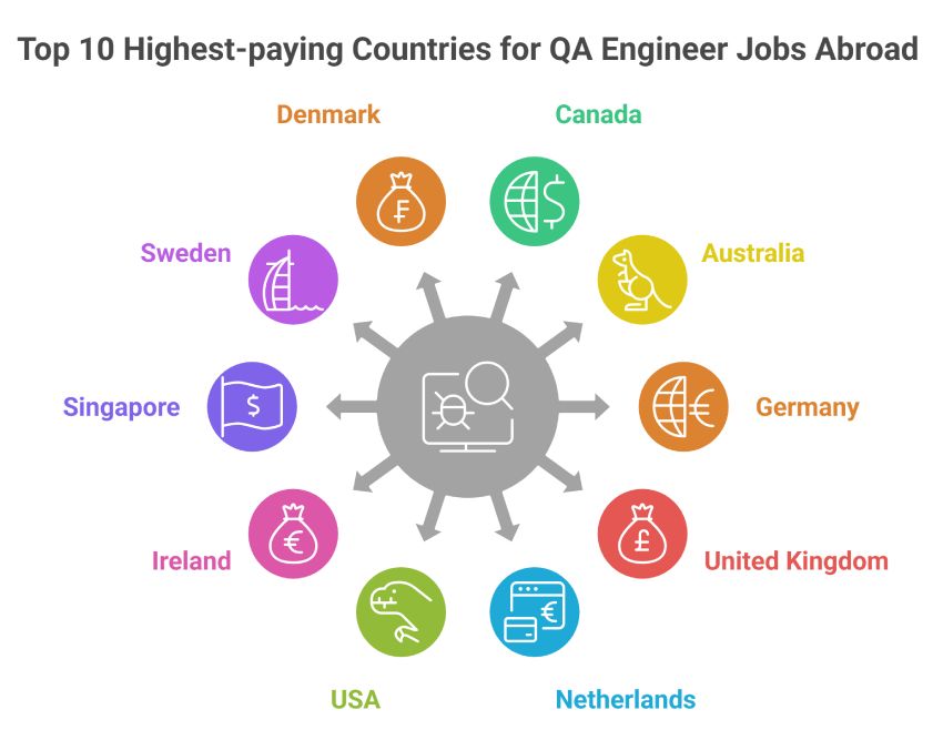 Top 10 Highest Paying Countries for QA Engineer Jobs Abroad Top 10 Highest Paying Countries for QA Engineer Jobs Abroad