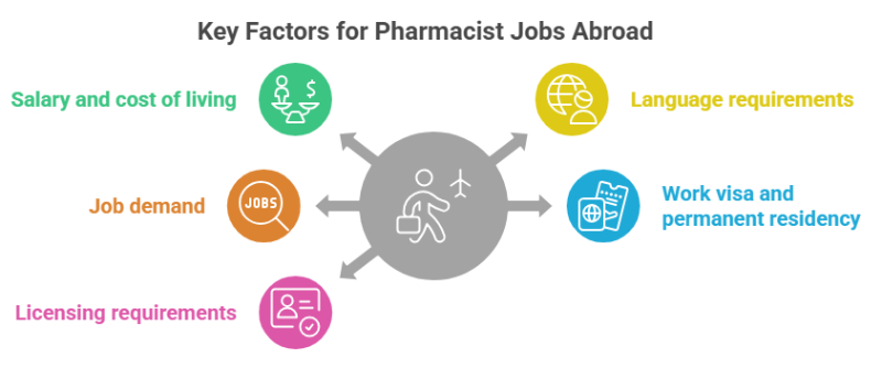 Key factors for pharmacist jobs abroad – qualifications, licensing, and career opportunities