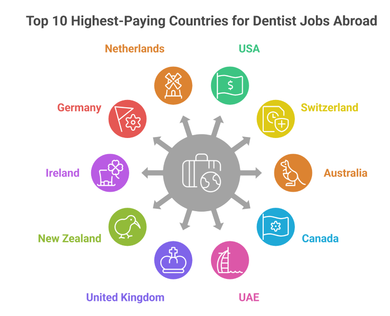 Top 10 Highest-Paying Countries for Dentist Jobs Abroad Top 10 Highest-Paying Countries for Dentist Jobs Abroad