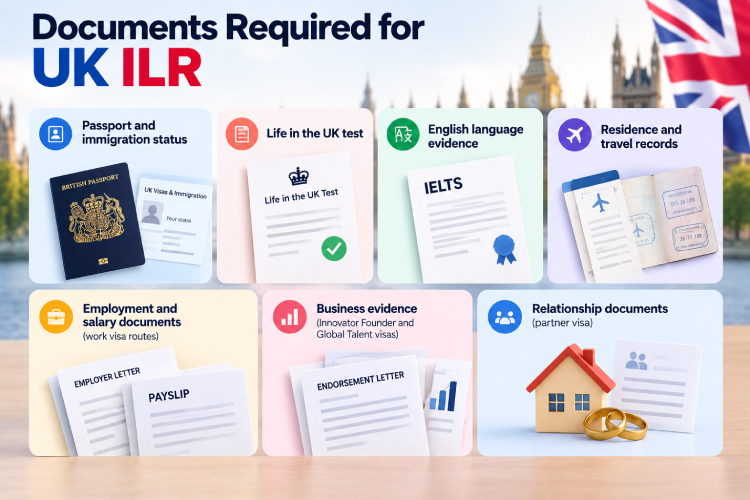 Documents Required for UK ILR